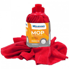  Misavan Balerina felmosó fej, mikroszálas, piros takarító és háztartási eszköz