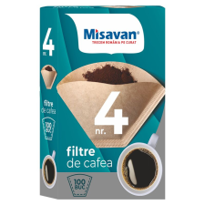 Misavan kávészűrőpapír, 4 szám, 100 db/doboz kávéfőző kellék