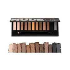 Miss Doozy Silky Palette, szemhéjpúder paletta, 12 szín, Nude 01 árnyalat szemhéjpúder