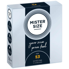 Mister Size 53 mm Condoms 3 pieces síkosító