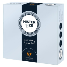 Mister Size 57. - 36 db egyedi méretű, extra vékony óvszer (57 mm) óvszer