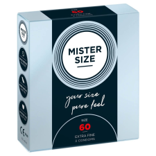 Mister Size 60 mm óvszer, 3 db óvszer