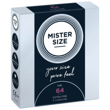 Mister Size 64 mm Óvszer 3 db óvszer