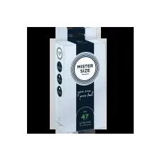 Mister Size vékony óvszer - 47 mm  Kiszerelés: 10 db (04136400000) óvszer