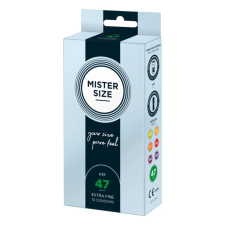 Mister Size vékony óvszer - 47mm (10db) óvszer