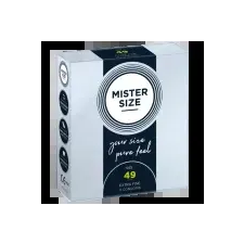 Mister Size vékony óvszer - 49 mm  Kiszerelés: 3 db (04136660000) óvszer