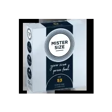 Mister Size vékony óvszer - 53 mm  Kiszerelés: 3 db (04136900000) óvszer