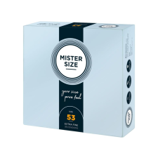 Mister Size vékony óvszer - 53mm (36db) óvszer