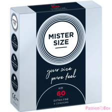Mister Size vékony óvszer - 60mm (3db) óvszer