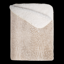 Mistral PLÉD FLANEL SHERPA 130X170CM BÉZS lakástextília