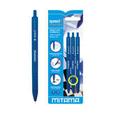 Mitama Golyóstoll Mitama SPEED 3 COMFORT, 3db-os klt., kék tinta toll