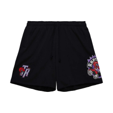  Mitchell & ness nba postgame fleece shorts vintage logo toronto raptors rövidnadrág férfi fekete xl
