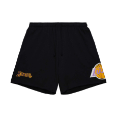  Mitchell & ness nba postgame fleece shorts vintage los angeles lakers rövidnadrág férfi fekete l