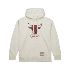 Mitchell & Ness NBA Slammin Hoodie Chicago Bulls pulóver Szürke M férfi pulóver, kardigán