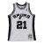 Mitchell & Ness MITCHELL & NESS SAN ANTONIO SPURS TIM DUNCAN 1998-99' - 21 SWINGMAN JERSEY kosárlabda mez Fehér XXL