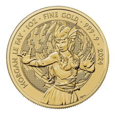 Mítoszok és legendák - Morgana tündér - 1 Oz - arany befektetési érme egyéb ékszer