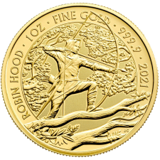 Mítoszok és legendák - Robin Hood - 1 Oz - aranyérme egyéb ékszer