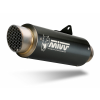 MIVV GP Pro dob acél fekete/rozsdamentes acél végzáró Kawasaki Ninja 400 MIVV Kipufogó és alkatrészei Kipufogódob, betét, hangtompító