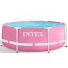 MIX INTEX Metal medence 244 x 76 cm, rózsaszín (28290)