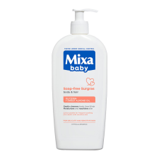 Mixa Baby szappanmentes tusfürdő és sampon (400ml) tusfürdők