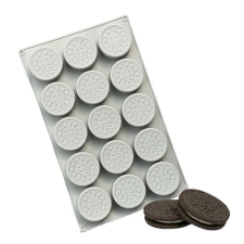 MK Home Szilikon Oreo kekszsütő forma 15 részes sütés és főzés