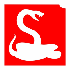 Mk Kreatív Stúdió 4x4cm Csillámtetoválás sablon kígyó 17 csillámtetoválás