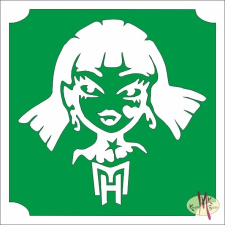 Mk Kreatív Stúdió 5x5 cm-es Csillám tetoválás sablon - Monster High 339 csillámtetoválás