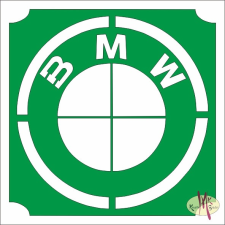 Mk Kreatív Stúdió 5x5 cm-es Csillámtetoválás sablon - BMW 441 csillámtetoválás
