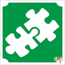 Mk Kreatív Stúdió 5x5 cm-es Csillámtetoválás sablon - Puzzle 394 csillámtetoválás