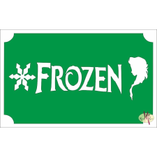 Mk Kreatív Stúdió 8x5 cm-es Csillámtetoválás sablon - Frozen 64 csillámtetoválás