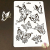 Mk Kreatív Stúdió Festősablon - Lepkék, pillangók