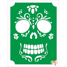Mk Kreatív Stúdió Mk Body Deco Henna sablon - Mexikói koponya 33 kreatív és készségfejlesztő