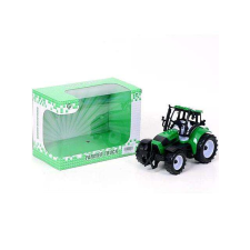MK Toys Farm traktor zöld színben autópálya és játékautó