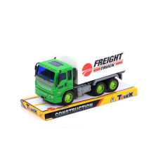 MK Toys Konténeres teherautó 13cm autópálya és játékautó