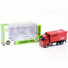 MK Toys Konténeres teherautó jármű fénnyel 1/38 autópálya és játékautó