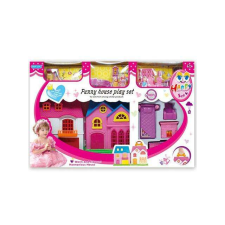 MK Toys Szétnyitható babaház bútorokkal és kiegészítőkkel babaház