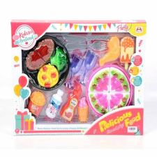 MK Toys Szülinapi parti szett pezsgőspohárral és tortával konyhakészlet