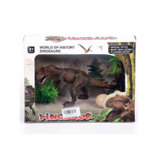 MK Toys Tyrannosaurus Rex figura tojással és növényekkel játékfigura
