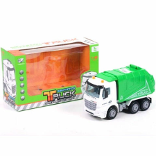 MK Toys Zöld szemétszállító teherautó 17 cm autópálya és játékautó