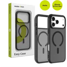 Mobile Origin Easy Case iPhone 18 Pro Max matt fekete MagSafe tok tok és táska