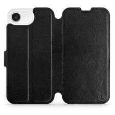 Mobiwear Apple iPhone 16e fekete flip tok tok és táska