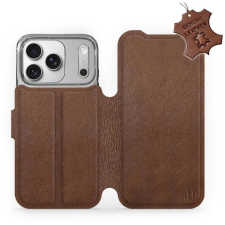 Mobiwear Flip Apple iPhone 17 Pro barna bőrtok (5907861324113) tok és táska