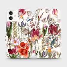Mobiwear Flip case for Apple iPhone 11 - MP01S Blossoming meadow (5903516750603) tok és táska