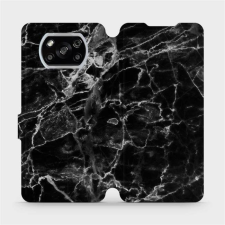 Mobiwear Flip case for Xiaomi POCO X3 NFC - V056P Black marble (5903516392810) tok és táska