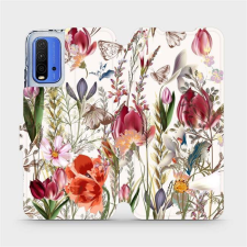 Mobiwear Flip case for Xiaomi Redmi 9T - MP01S Blooming meadow (5903516754946) tok és táska