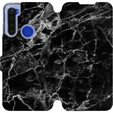 Mobiwear Flip case for Xiaomi Redmi Note 8T - V056P Black marble (5903516116126) tok és táska