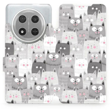 Mobiwear Flip Honor Magic7 Lite 5G cicák tok (5907861041058) tok és táska