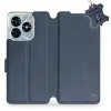 Mobiwear Flip Honor X5c Plus kék bőrtok