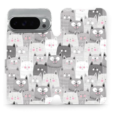 Mobiwear flip knížkové pro Google Pixel 10 Pro XL - Kočičky tok és táska