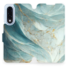 Mobiwear flip knížkové pro OnePlus Nord 5 - Zelenkavý mramor tok és táska